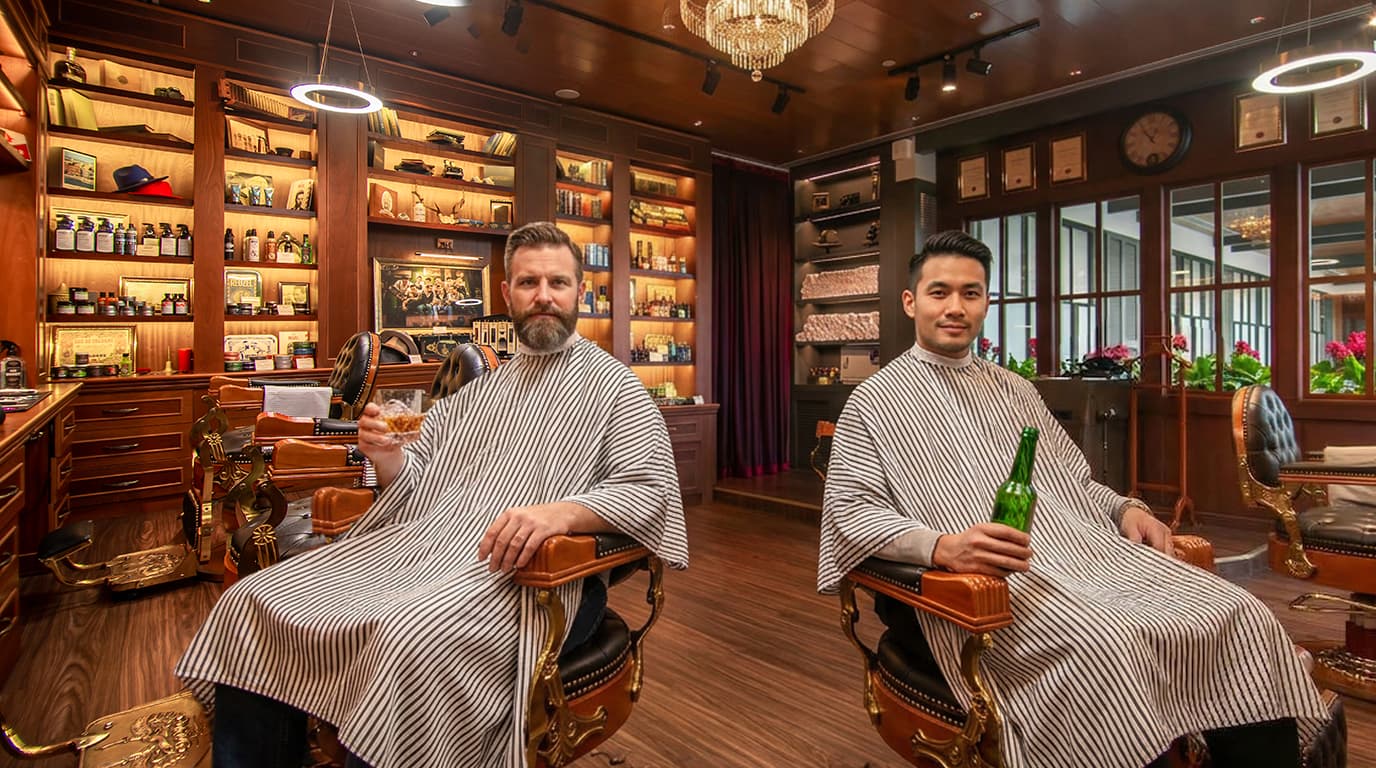 Barbaard by day , grooming and ritual